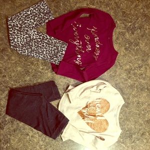 Girls 4T winter clothes lot. 6 pieces total.